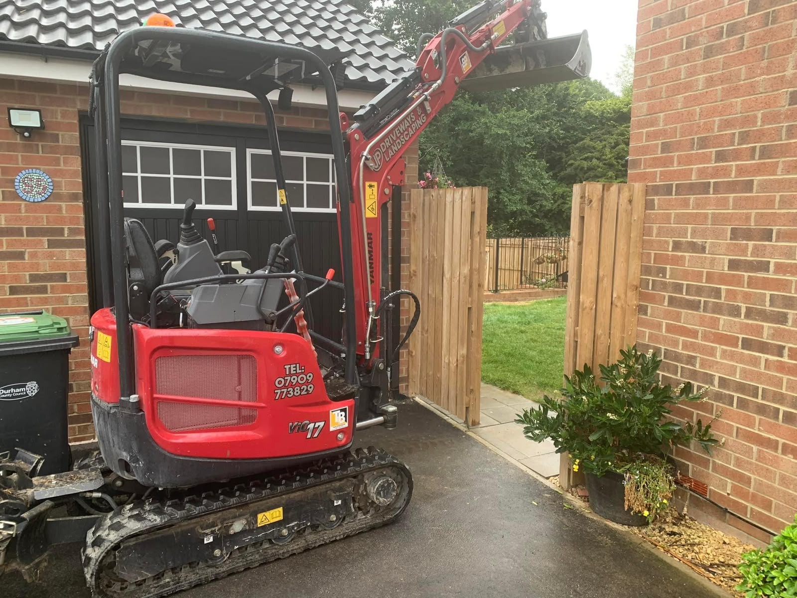 Patio, paving and garden landscaping project by JP Driveways & Landscaping in the North East: project 6