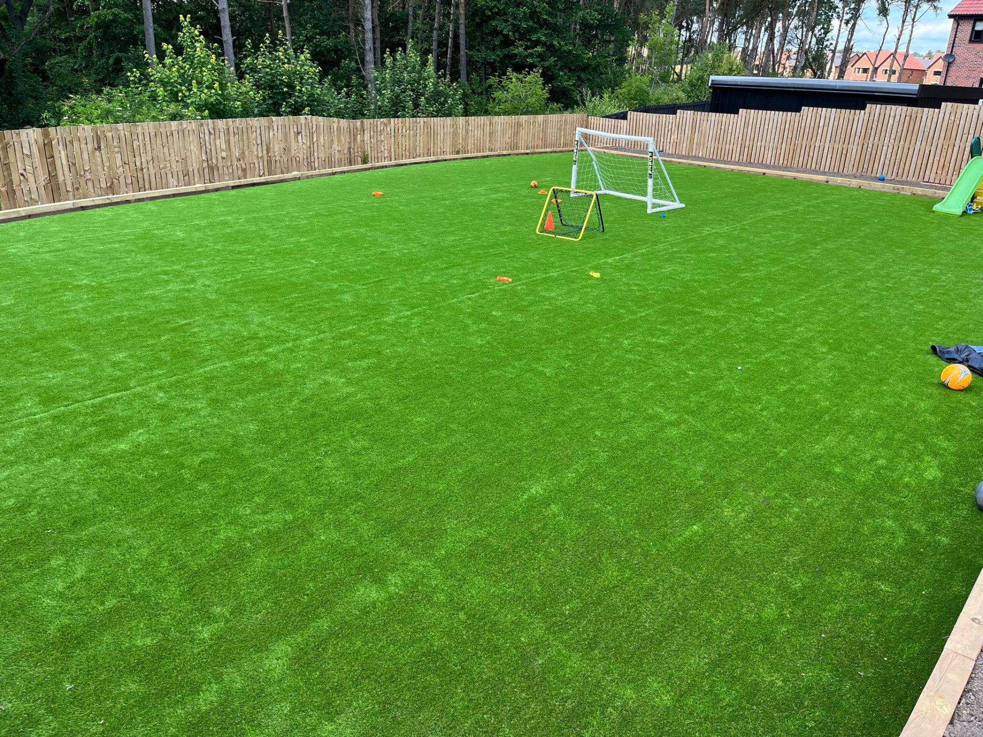 Artificial Grass: Artificial grass lawn installed by JP Driveways & Landscaping in Darlington and Durham: project 1