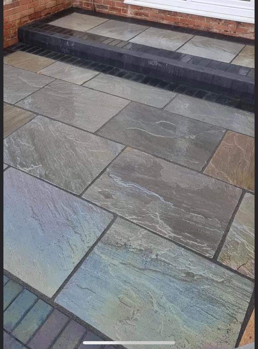 Patio, paving and garden landscaping project by JP Driveways & Landscaping in the North East: project 18