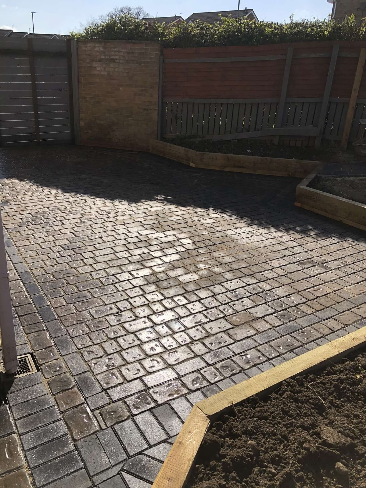 Block paving driveway installed by JP Driveways & Landscaping in Darlington, Durham and Stockton: project 21