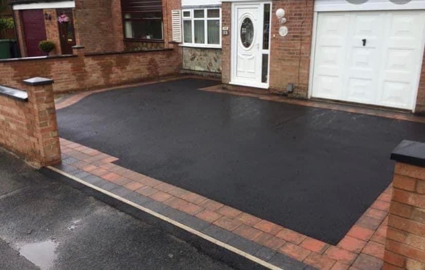 Tarmac driveway laid and machine-rolled by JP Driveways & Landscaping in the North East: project 5