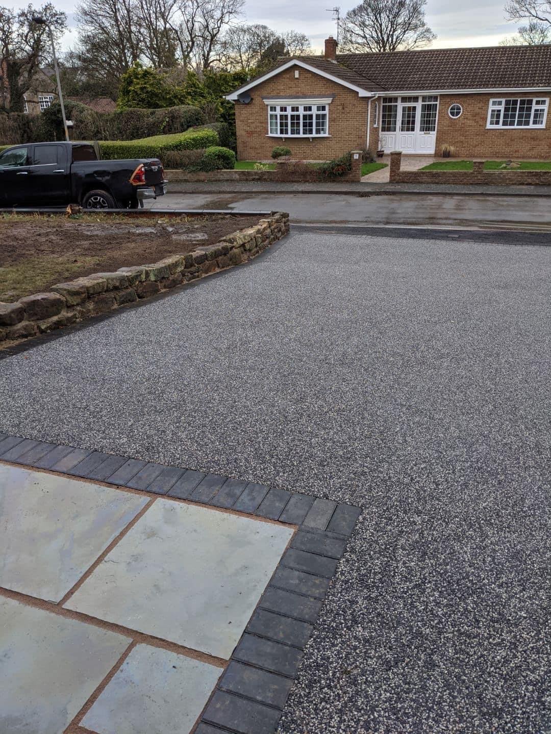 Resin bound driveway installation by JP Driveways & Landscaping across County Durham and Teesside: project 1