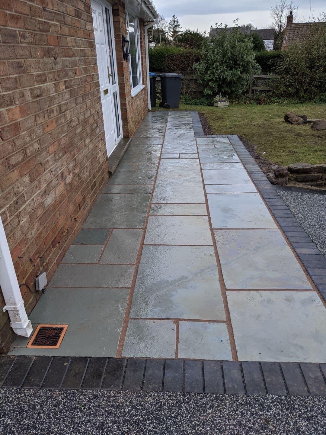 Patio, paving and garden landscaping project by JP Driveways & Landscaping in the North East: project 20