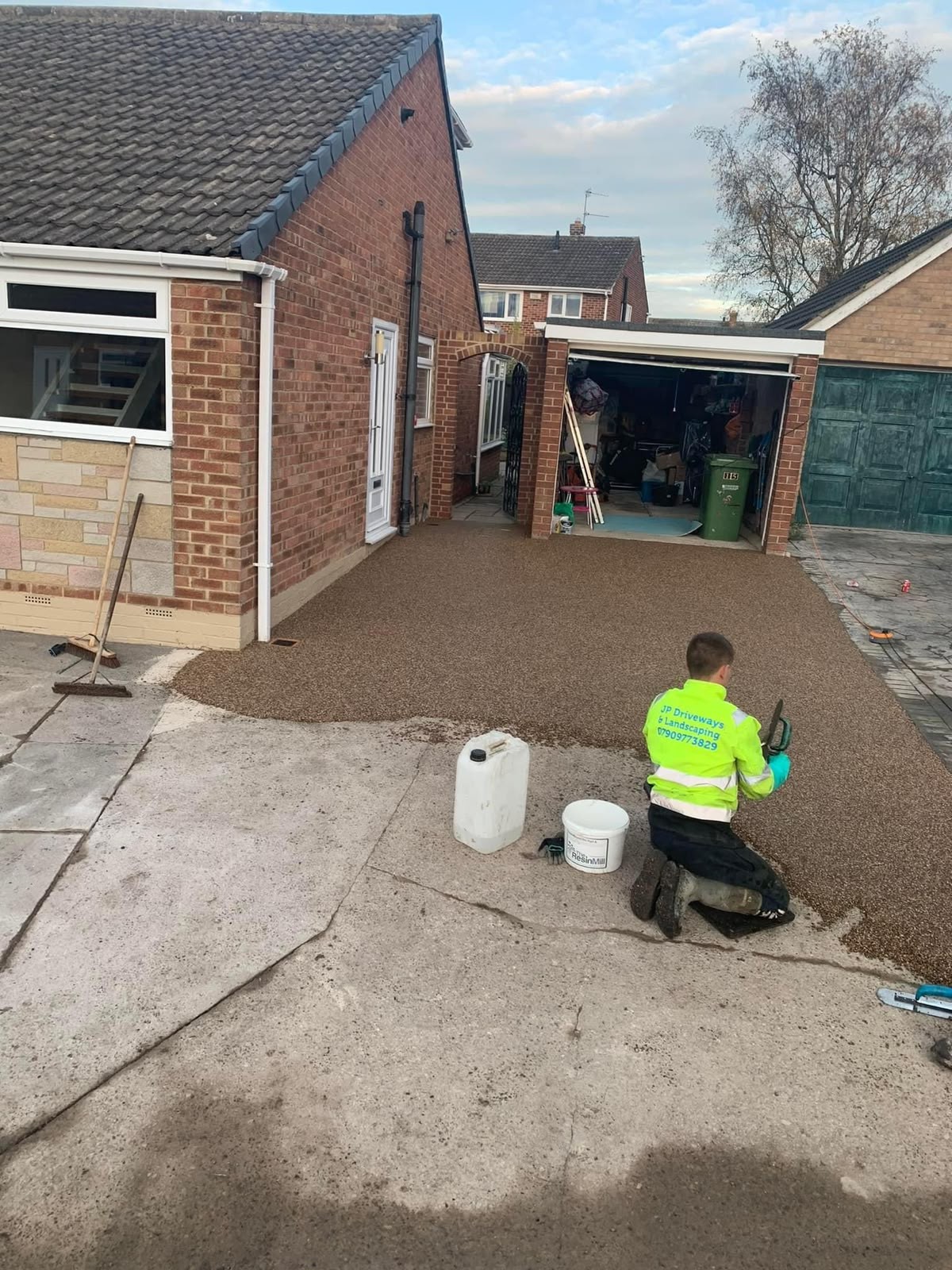 Resin bound driveway installation by JP Driveways & Landscaping across County Durham and Teesside: project 5