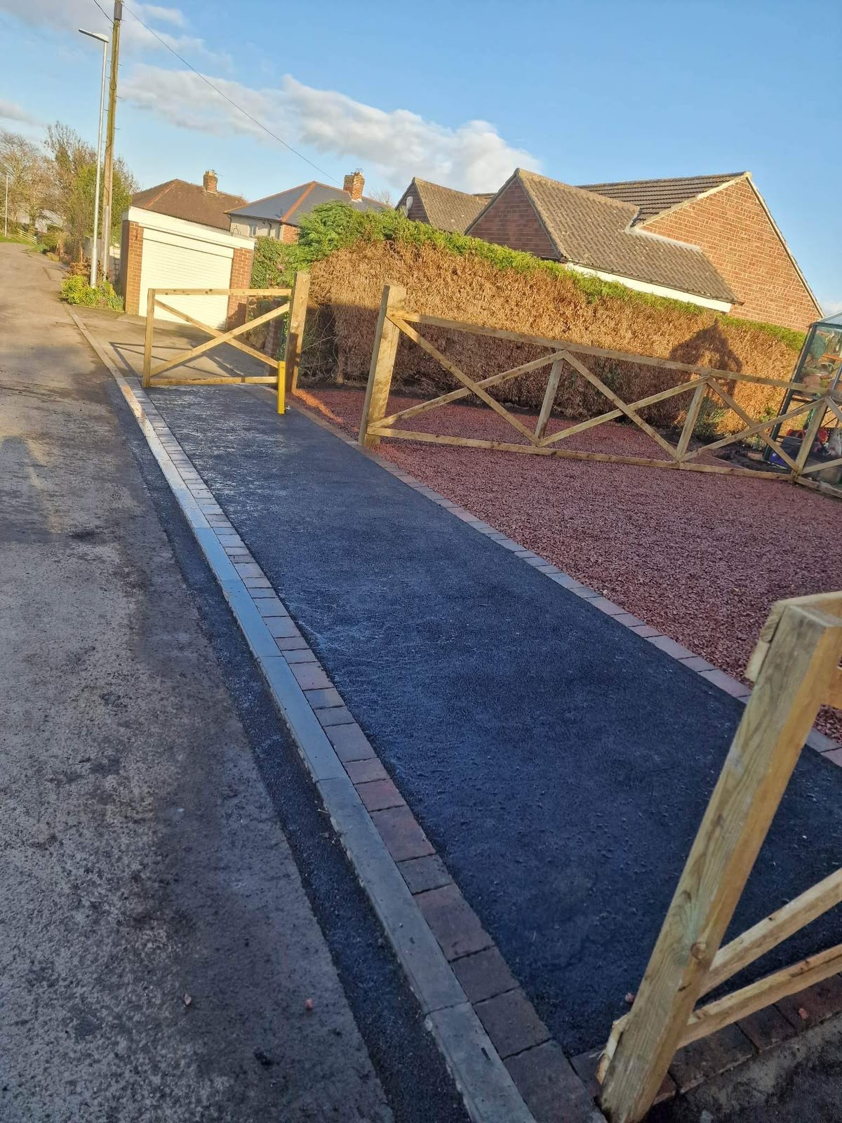 Tarmac driveway laid and machine-rolled by JP Driveways & Landscaping in the North East: project 3