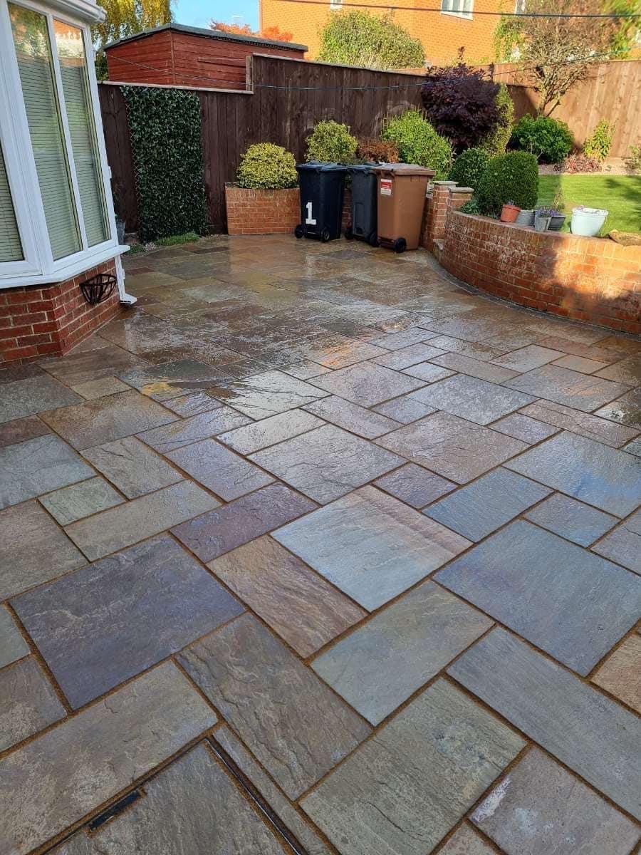 Patio, paving and garden landscaping project by JP Driveways & Landscaping in the North East: project 10