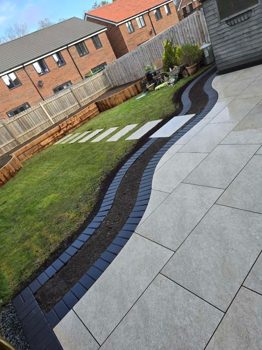 Landscaping: Patio, paving and garden landscaping project by JP Driveways & Landscaping in the North East: project 30