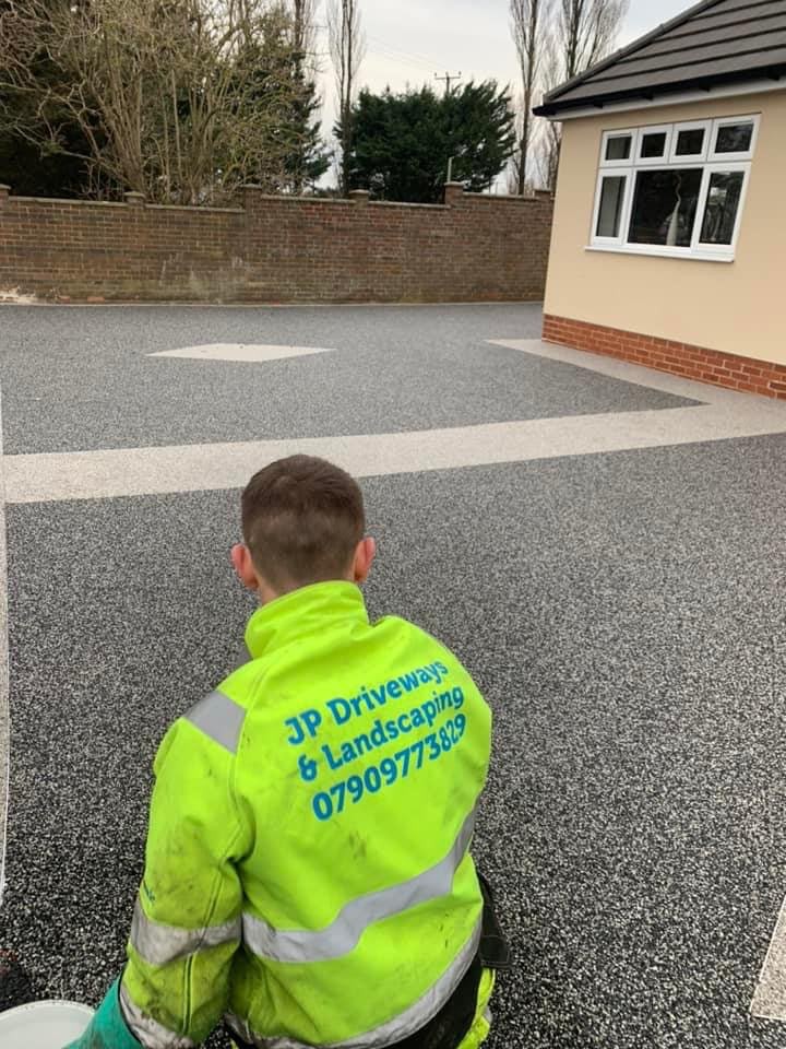 Resin bound driveway installation by JP Driveways & Landscaping across County Durham and Teesside: project 1