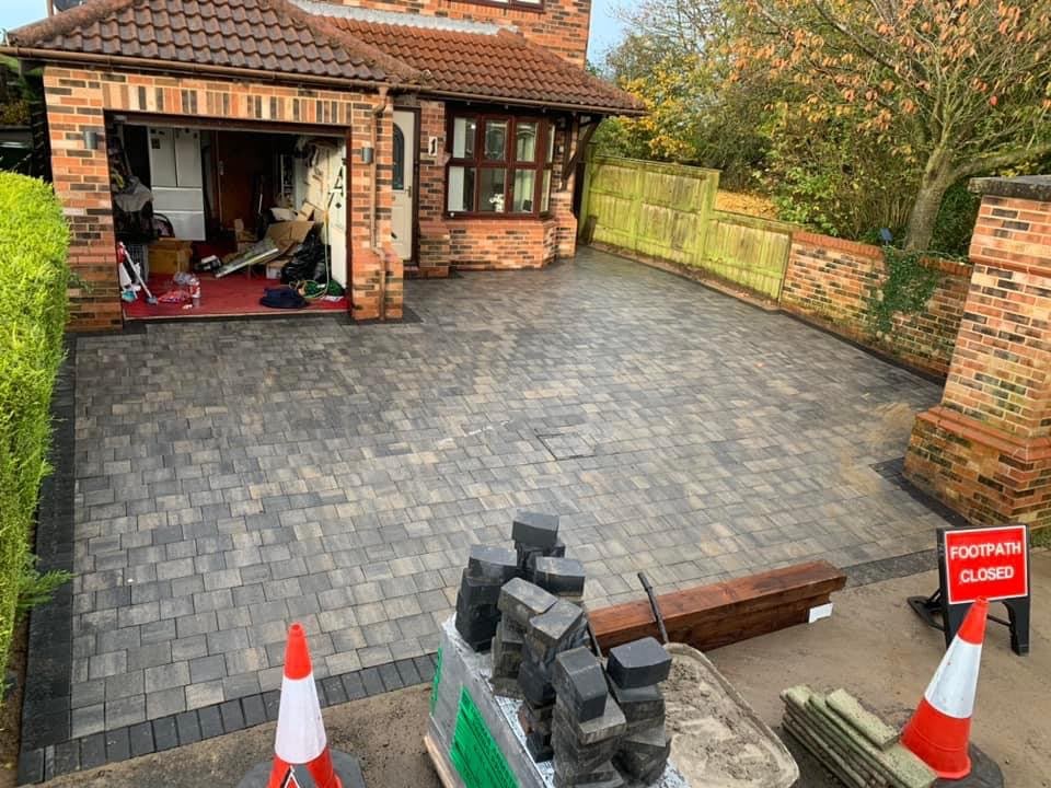 Block paving driveway installed by JP Driveways & Landscaping in Darlington, Durham and Stockton: project 3