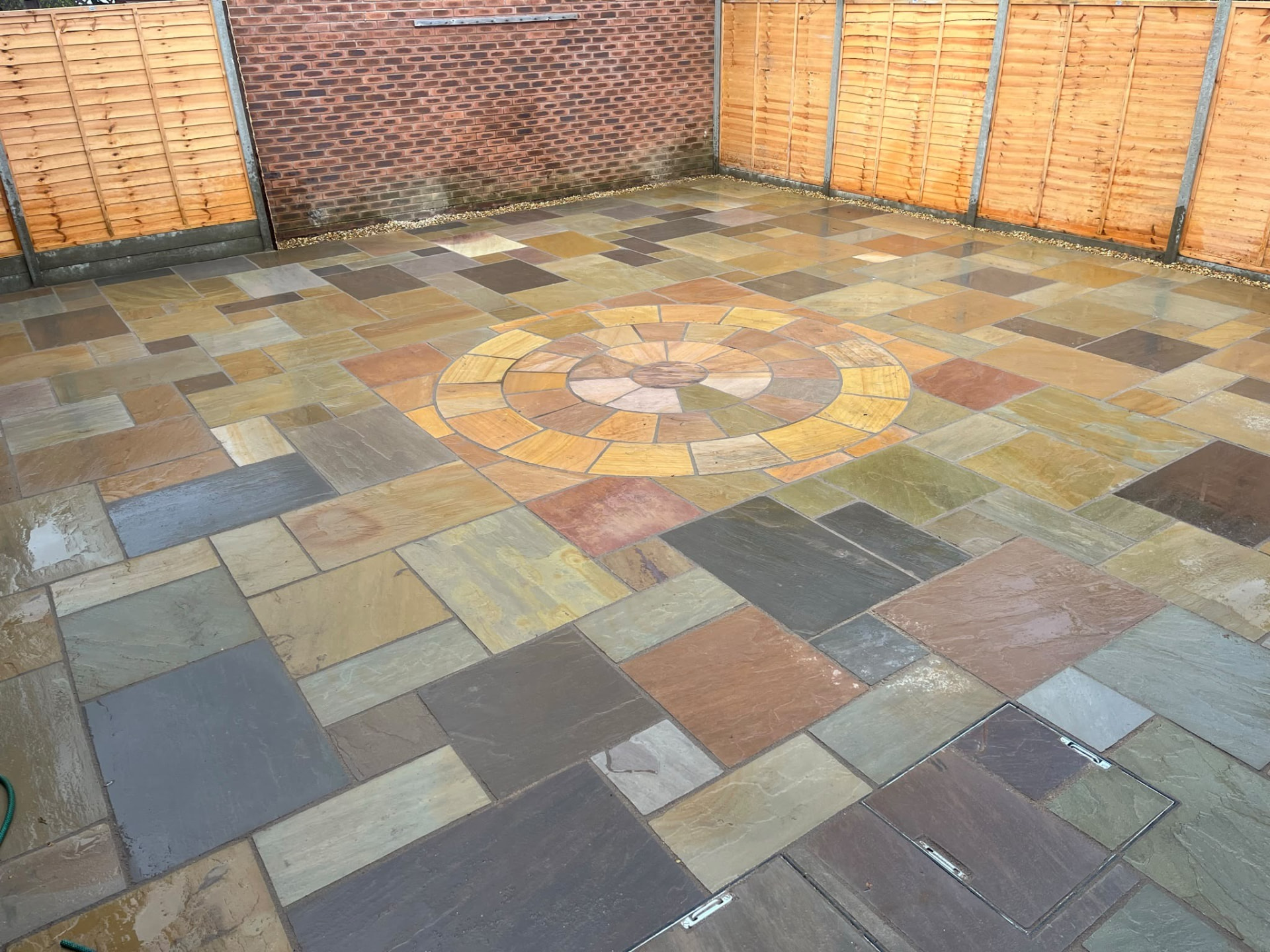 Patio, paving and garden landscaping project by JP Driveways & Landscaping in the North East: project 25