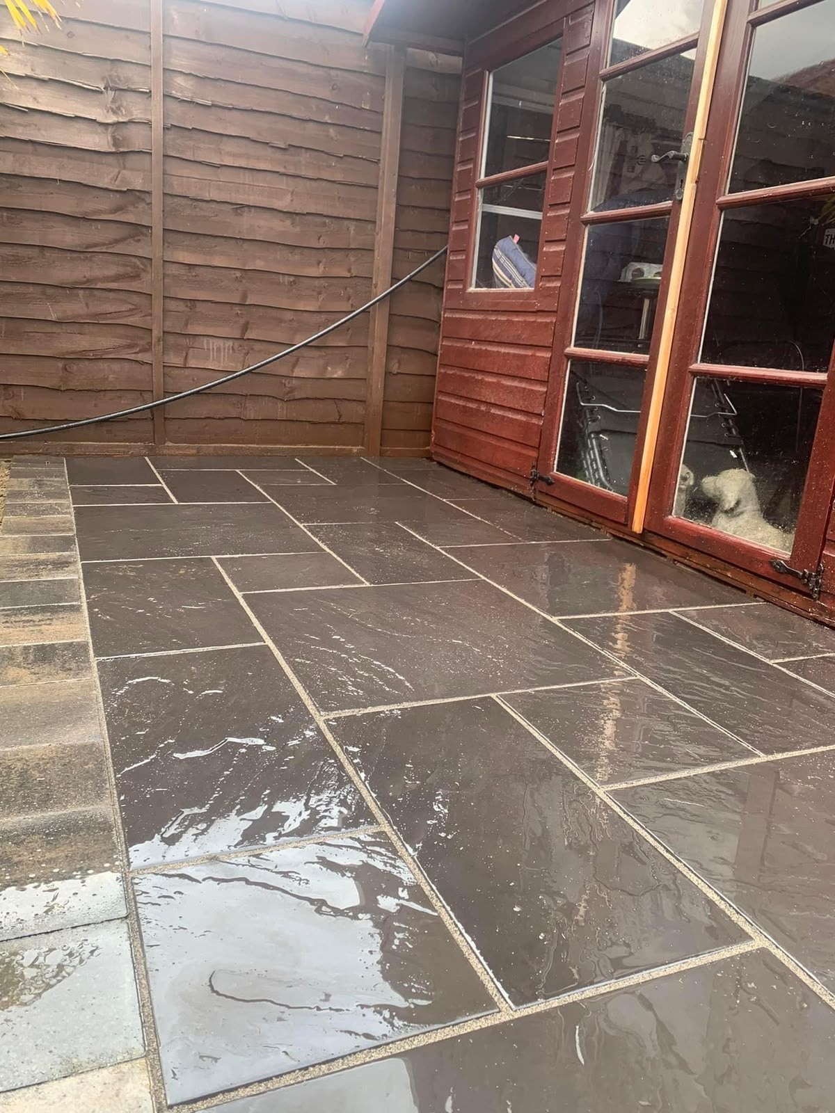 Patio, paving and garden landscaping project by JP Driveways & Landscaping in the North East: project 21