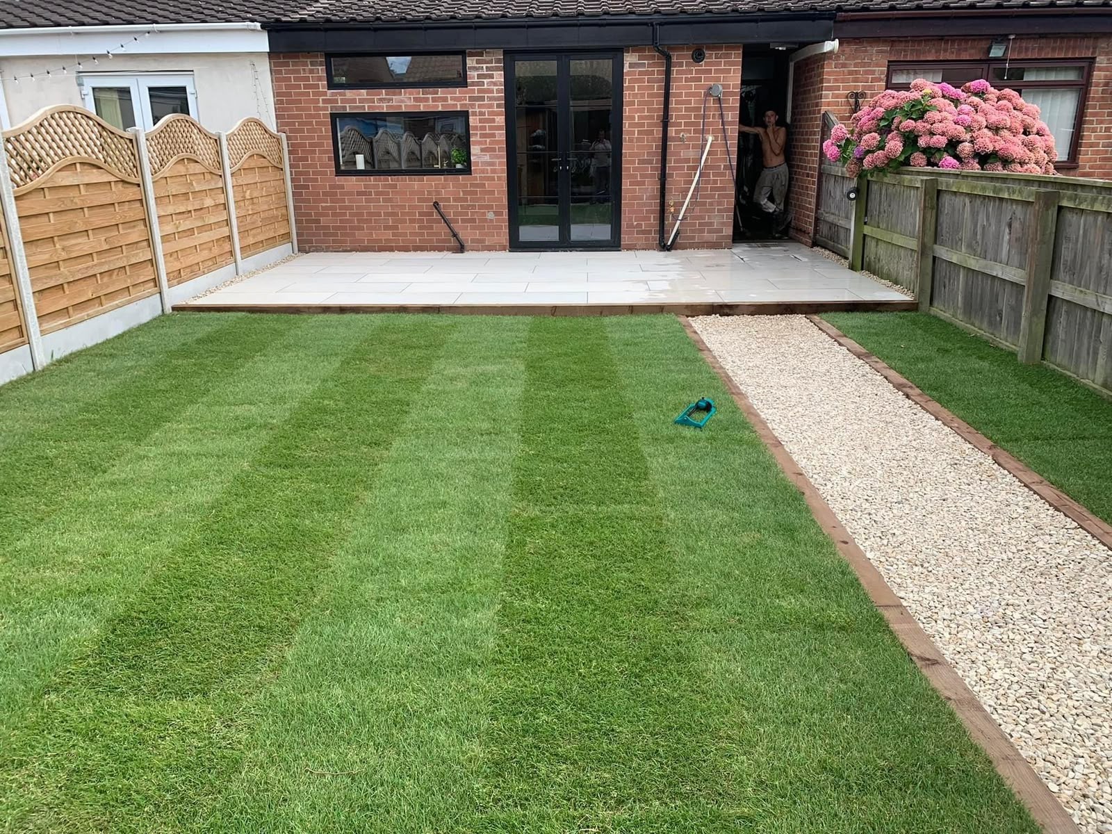 Patio, paving and garden landscaping project by JP Driveways & Landscaping in the North East: project 12