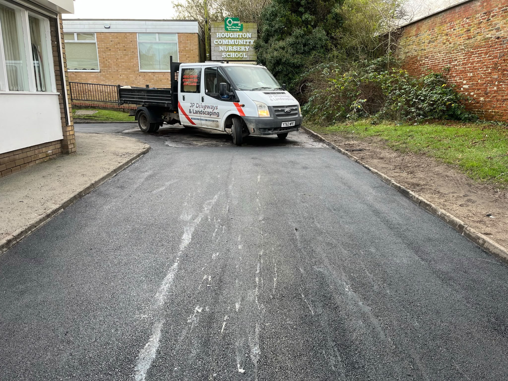 Tarmac driveway laid and machine-rolled by JP Driveways & Landscaping in the North East: project 11