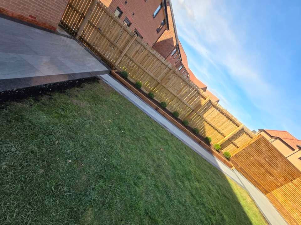 Fencing: Timber fencing installed to line and level by JP Driveways & Landscaping in Darlington: project 1