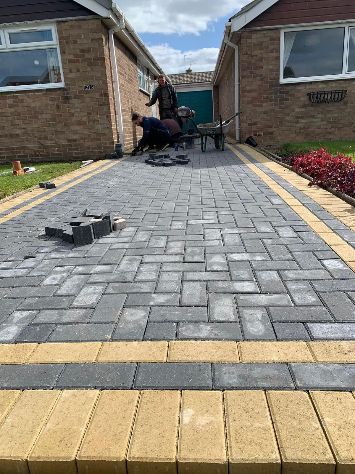 Block paving driveway installed by JP Driveways & Landscaping in Darlington, Durham and Stockton: project 2