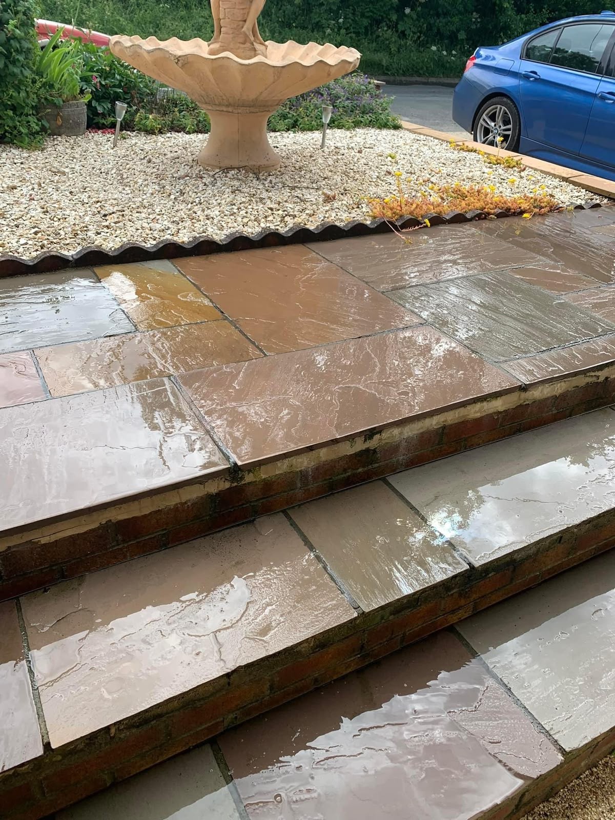 Patio, paving and garden landscaping project by JP Driveways & Landscaping in the North East: project 16