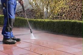 Patio jet washing and pressure cleaning by JP Driveways & Landscaping in Darlington, Durham and Stockton: project 1