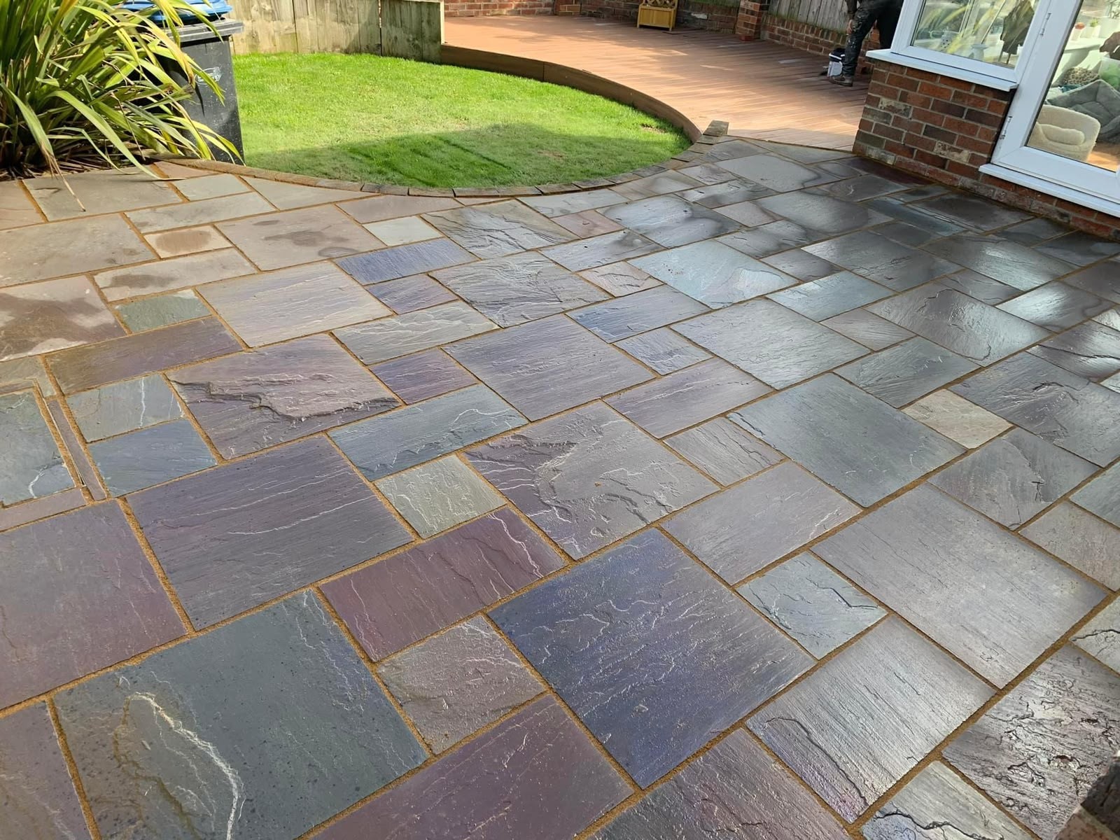 Patio, paving and garden landscaping project by JP Driveways & Landscaping in the North East: project 13