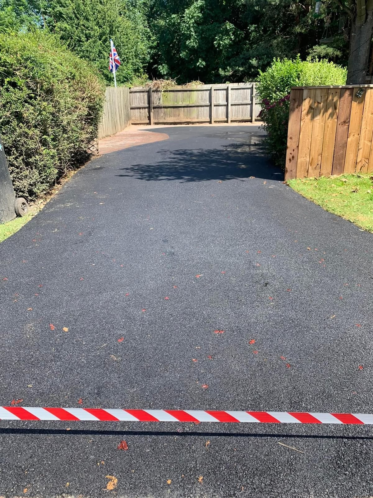 Tarmac driveway laid and machine-rolled by JP Driveways & Landscaping in the North East: project 7