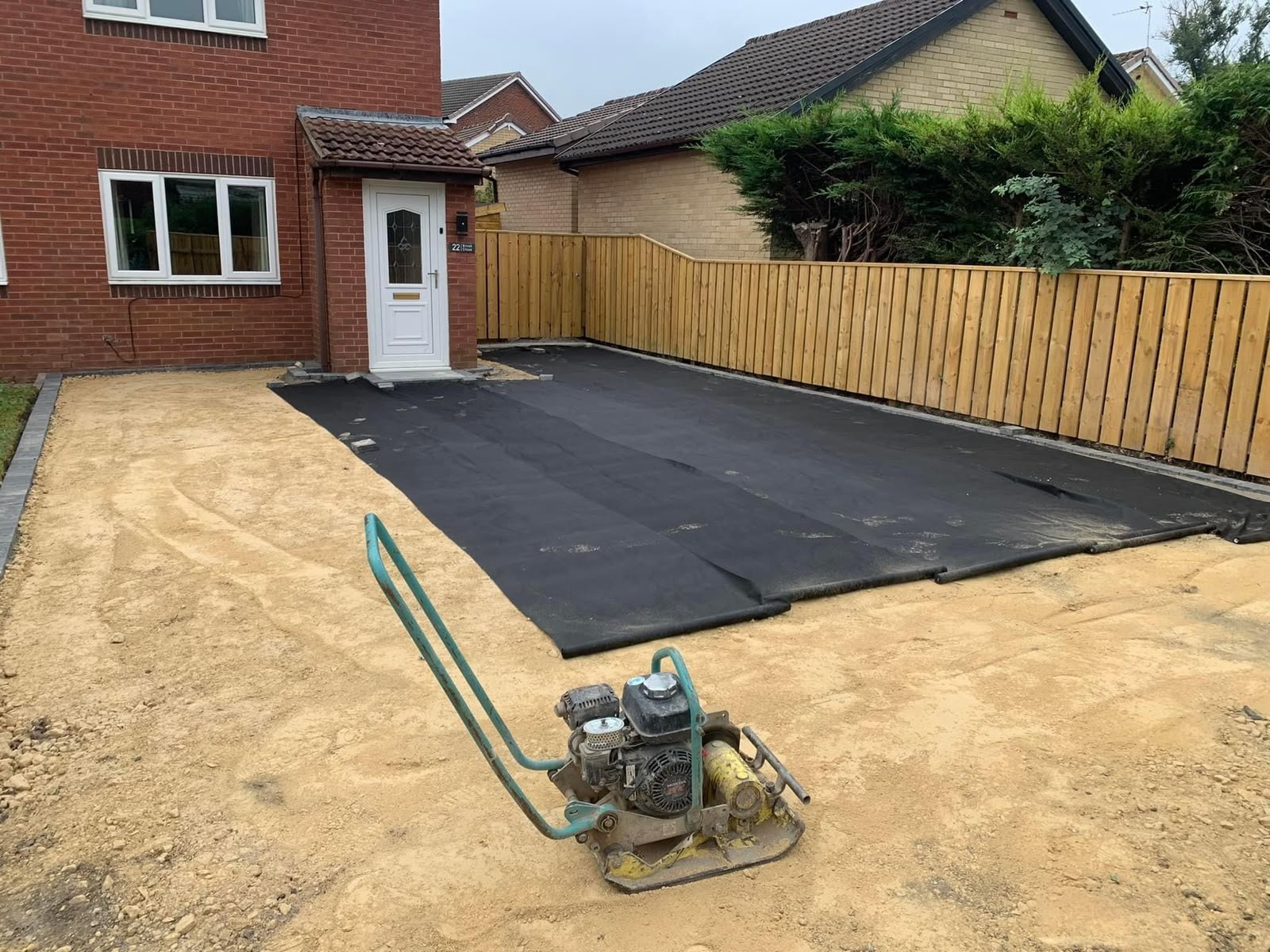 Tarmac driveway laid and machine-rolled by JP Driveways & Landscaping in the North East: project 2